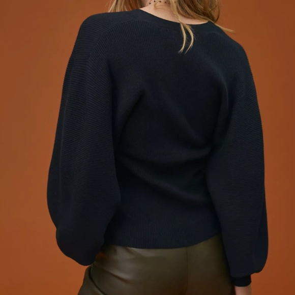 ANTHROPOLOGIE Puff-Sleeved Textured Cardigan - Maeve - Picture 5 of 6